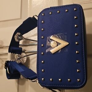NWT Valentino Orlandi Crossbody-navy blue $159 retails